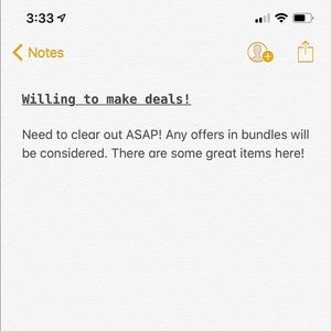 Check out my closet! Lots of name brand items!